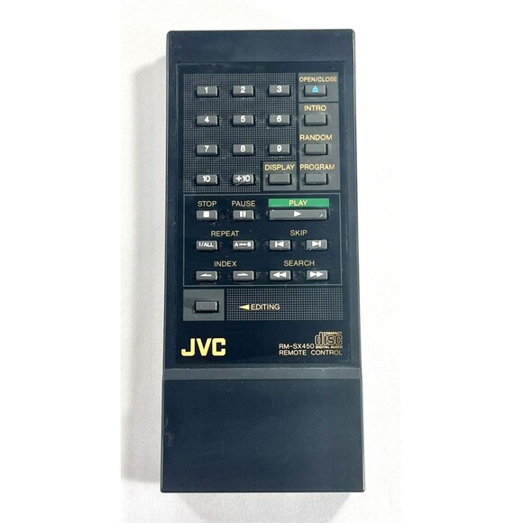 JVC Genuine RM-SX450 Black Remote Control Tested - Picture 1 of 7